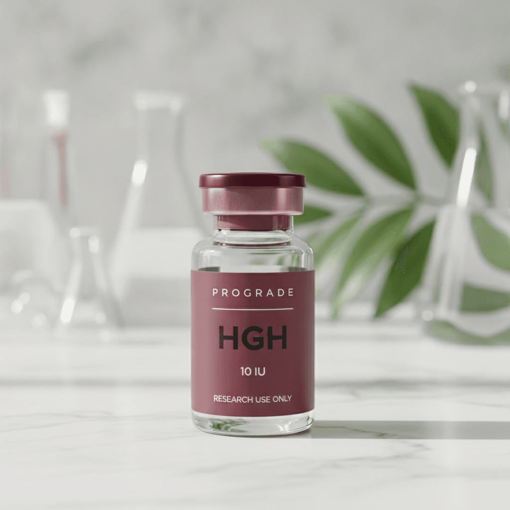 HGH 10 IU research vial