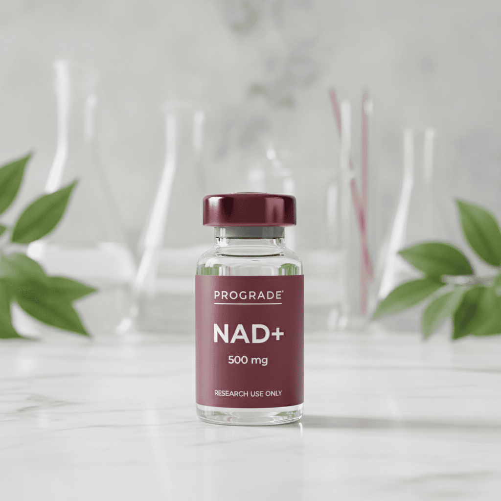 NAD+ 500 mg research vial