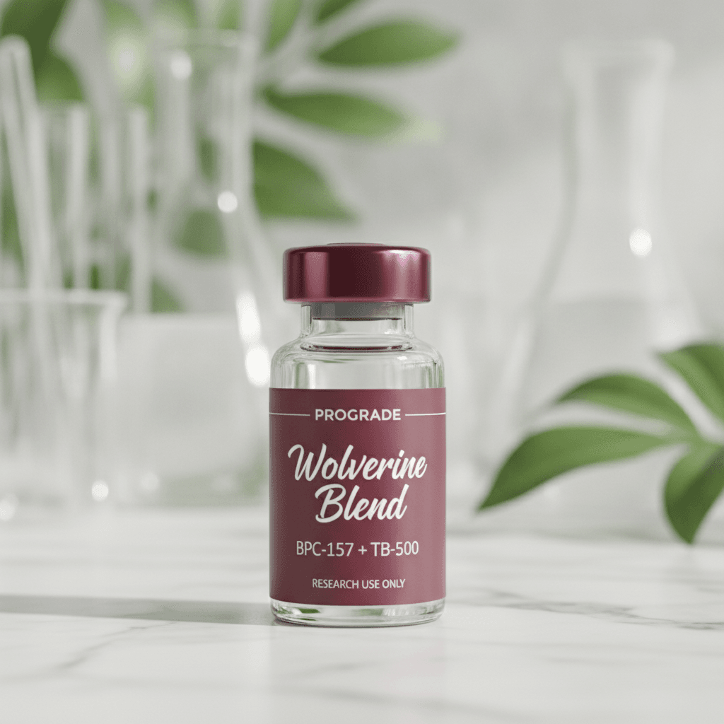 Wolverine Blend BPC-157 10mg + TB-500 10mg research vial